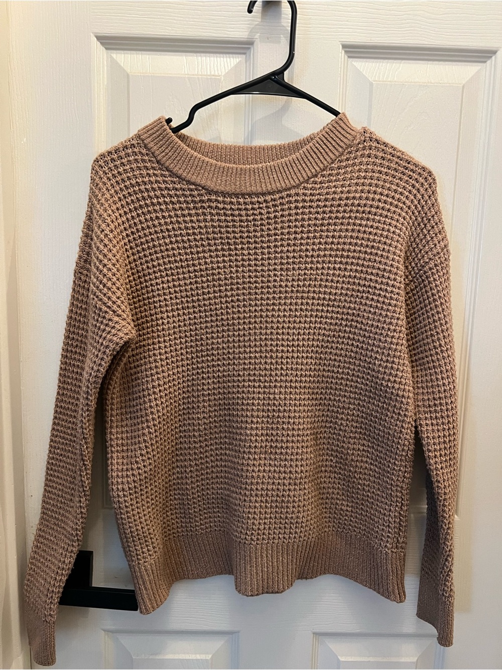 Cozy Women's Taupe Knit Sweater